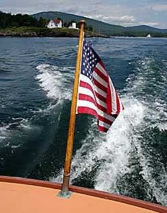 Boat cruise on Penobscot Bay