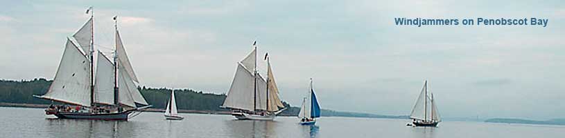 Windjammers on Penobscot Bay