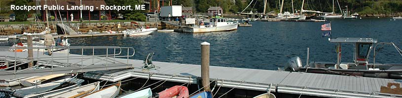 Rockport Harbor in Rockport Maine